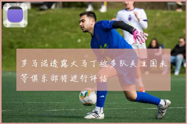 罗马诺透露大马丁被多队关注国米等俱乐部将进行评估
